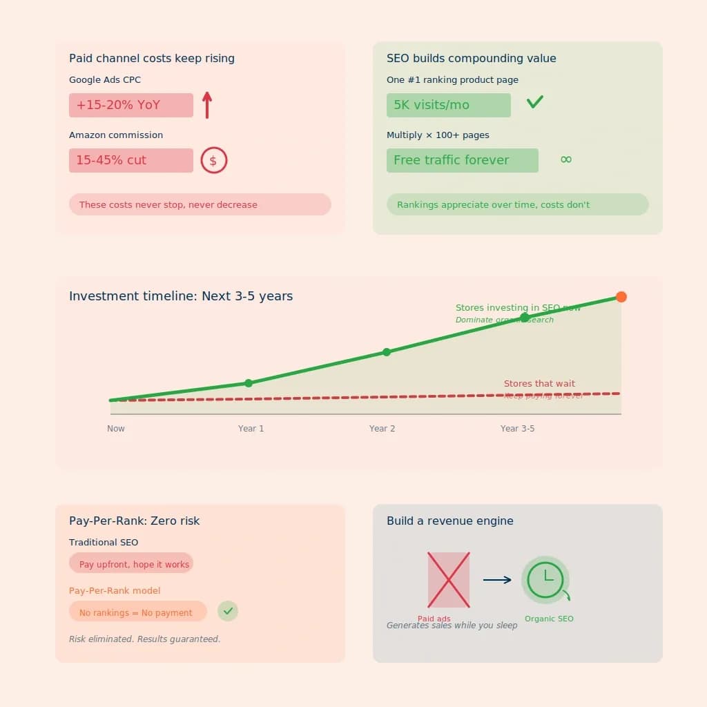 Ecommerce SEO value investment