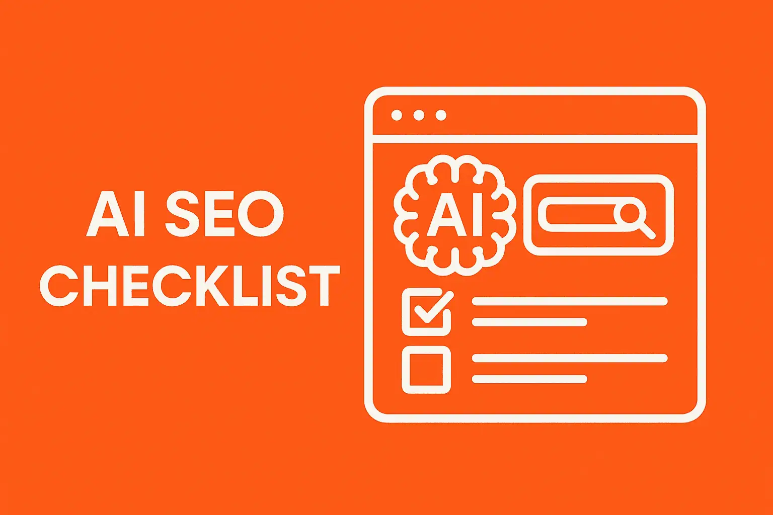 AI SEO Checklist