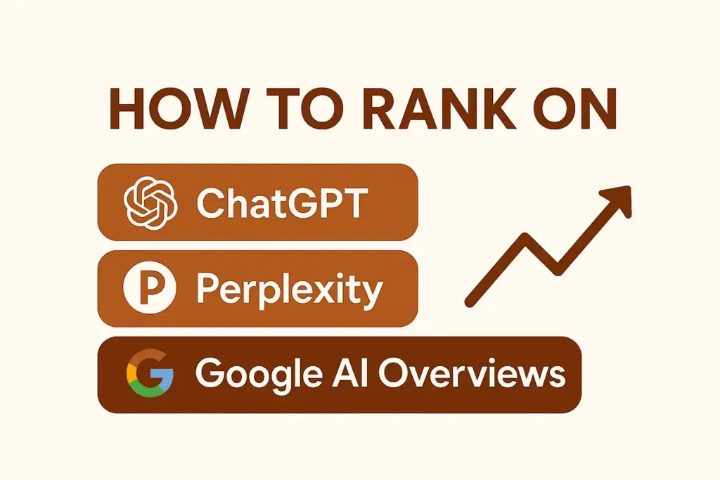 How to Rank on ChatGPT, Perplexity, and Google AIO