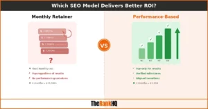Performance-based SEO vs monthly retainer SEO comparison guide